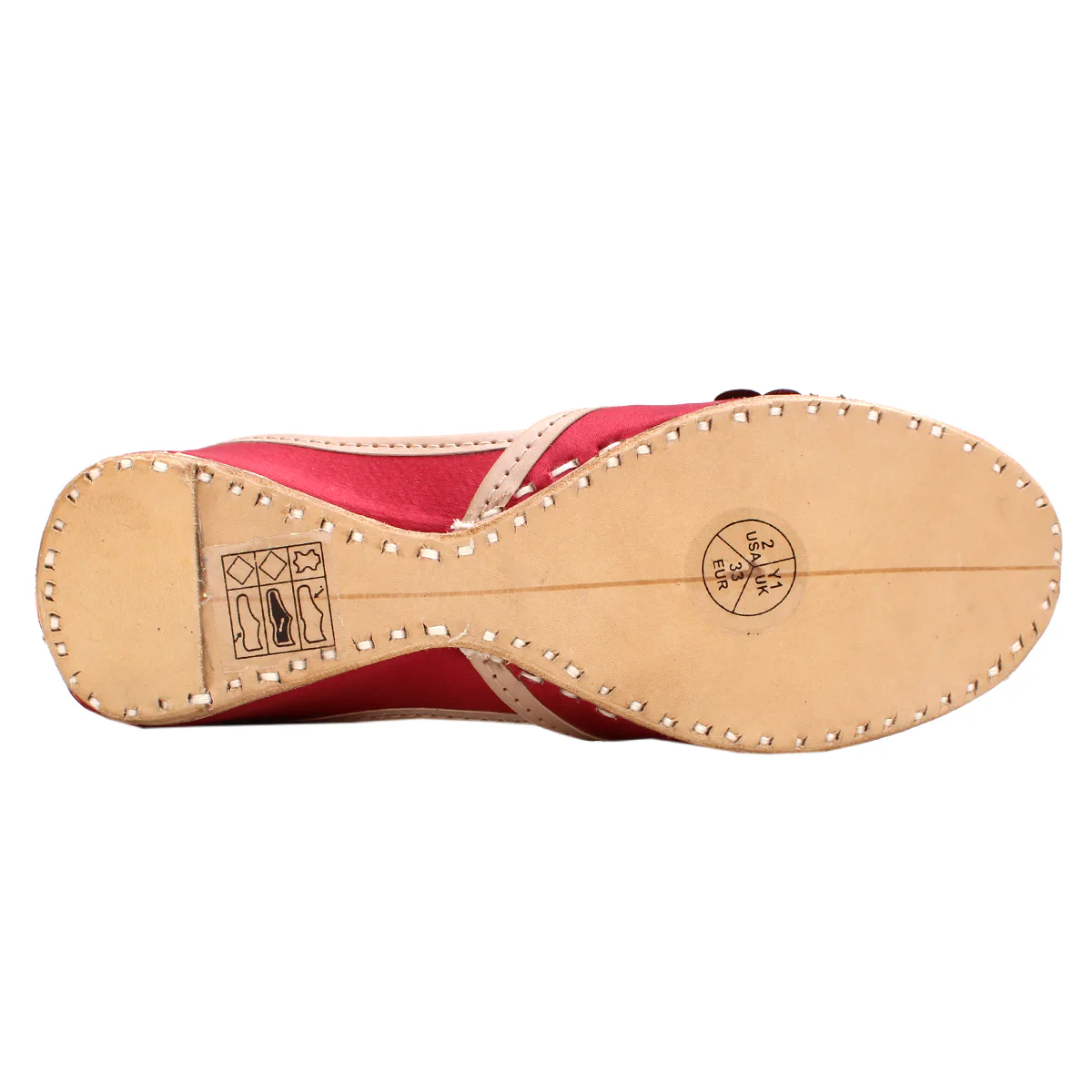 Girls "CALIOPE" Trendy Leather Khussa - Image 5