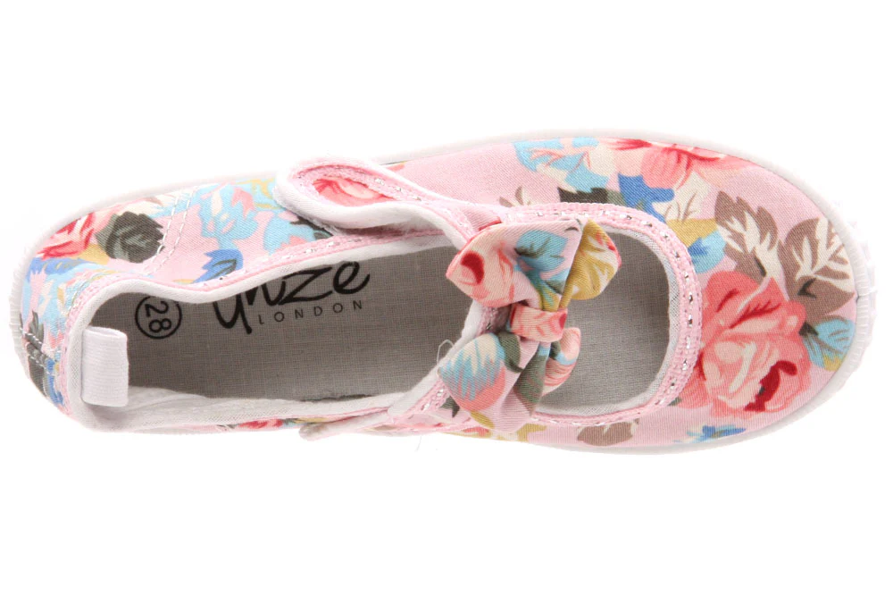 Girls Canvas Flat 'Benita' Shoes - Image 4