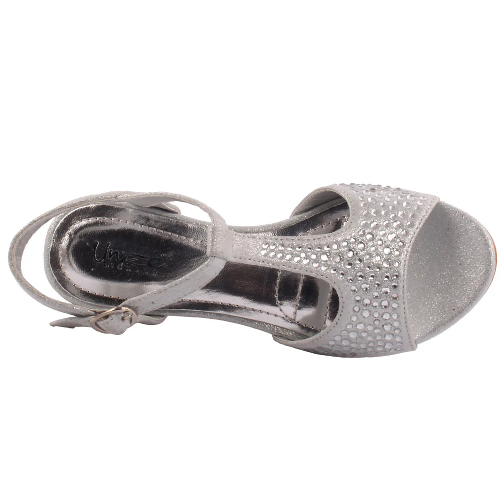Girls ‘Dream’ Embellished Bridesmaid Bridal Sandal - Image 4