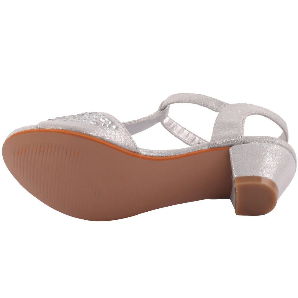 Girls ‘Dream’ Embellished Bridesmaid Bridal Sandal - Image 5