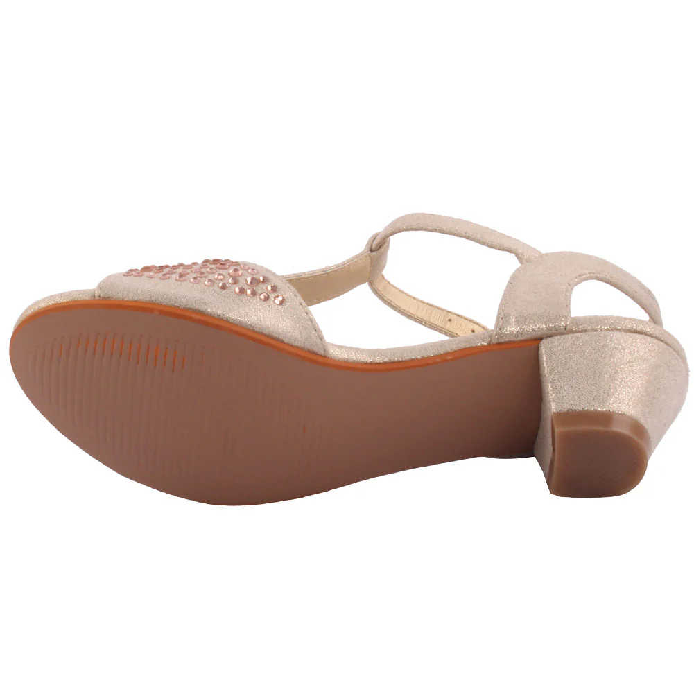 Girls ‘Dream’ Embellished Bridesmaid Bridal Sandal - Image 5