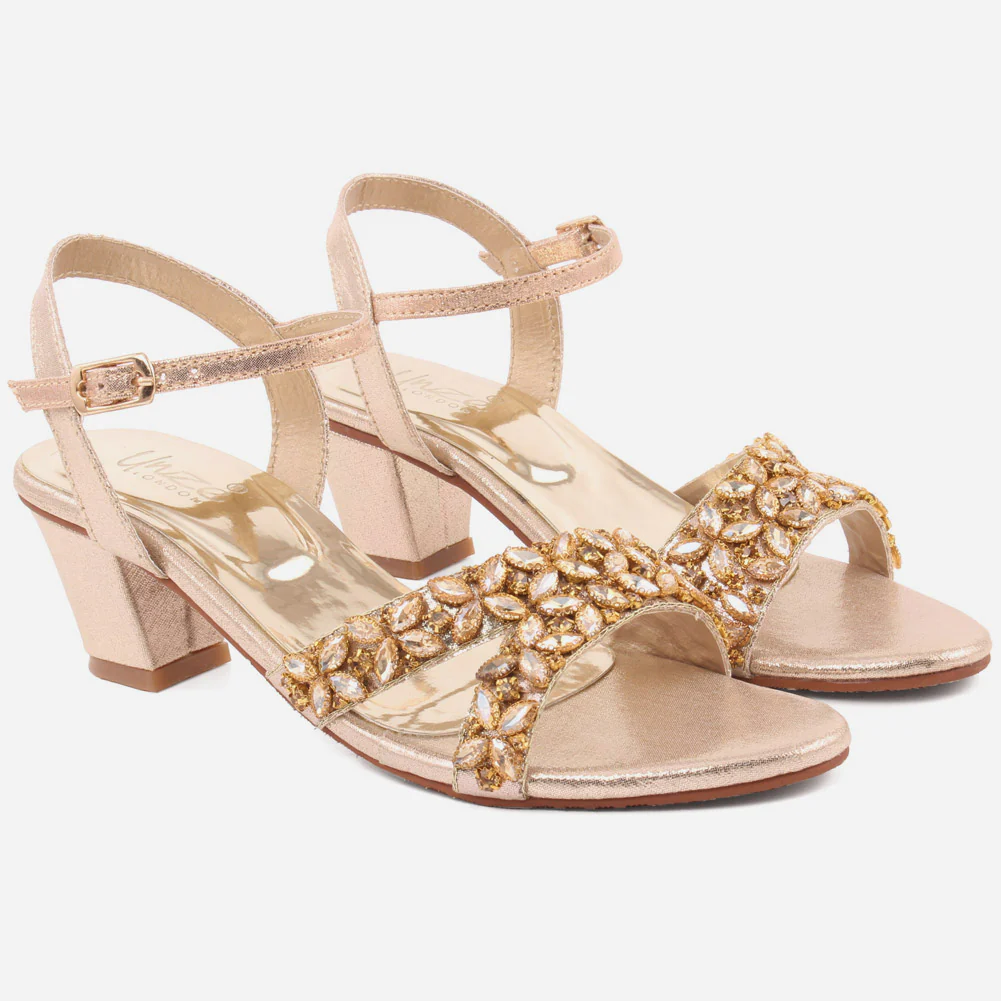 Girls" FLORENCE" Block Heel Sandals - Image 2