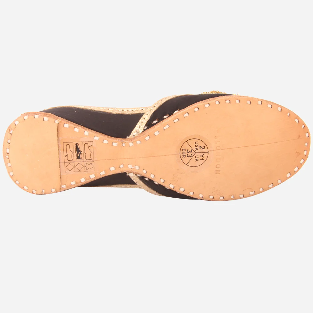 Girls "JASMIN" Embellished Leather Indian Khussa - Image 5