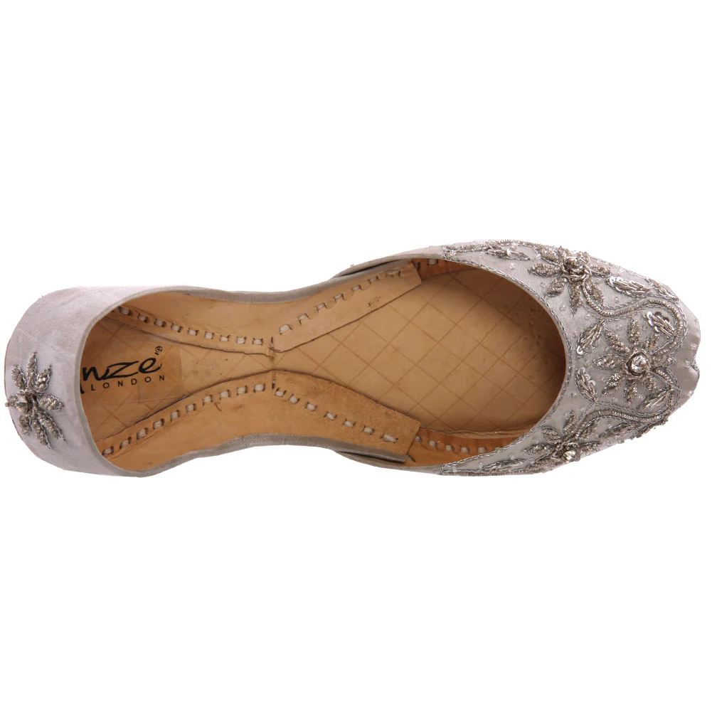Girls ‘Kajia’ Leather Decorated Pumps - Image 4