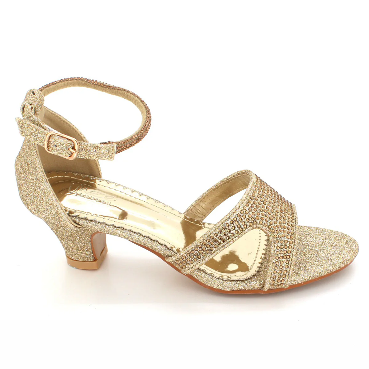 Girls "KHALEESI" Shimmery Decorated Sandals - Image 5