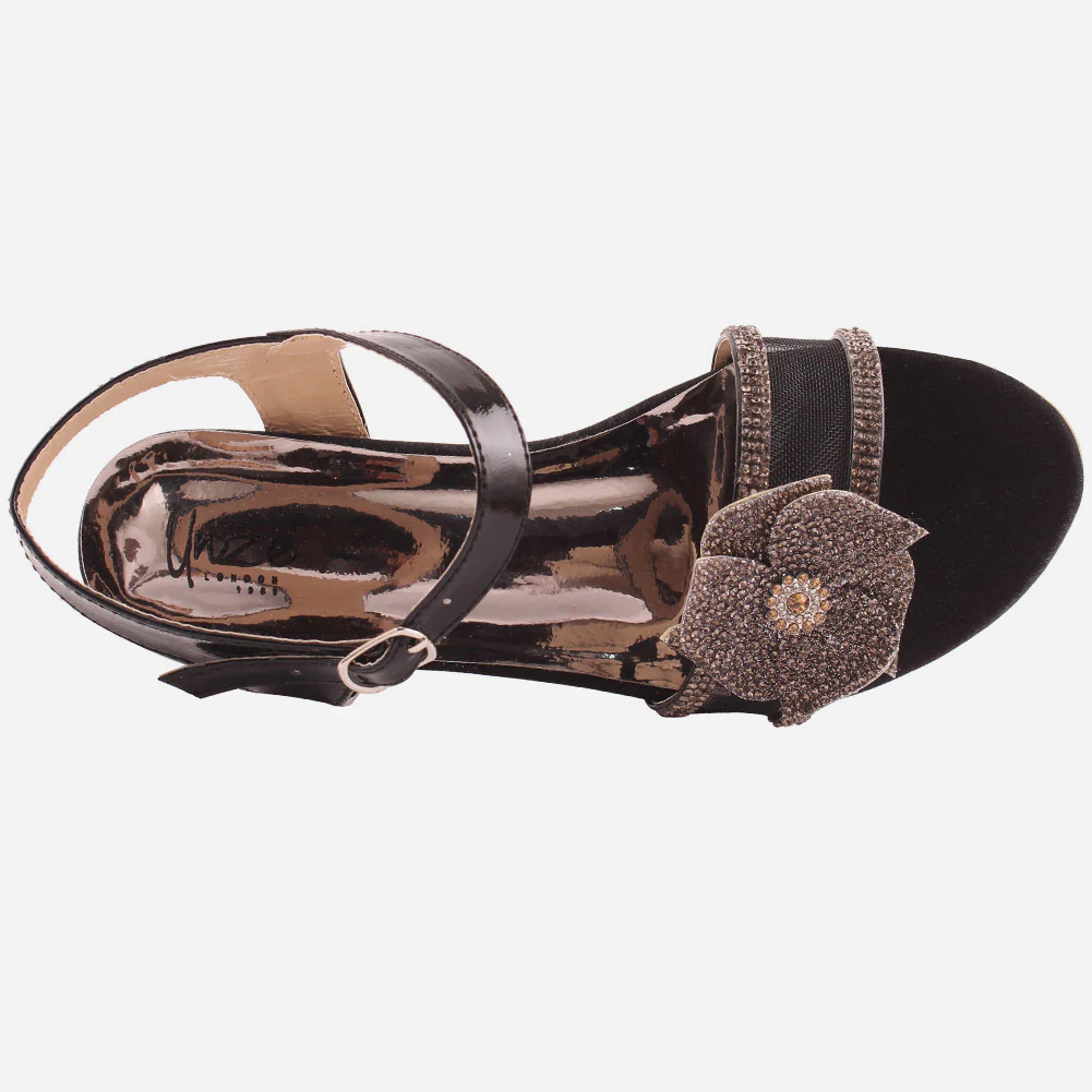 Girls "Kyla" Block Heel Pretty Sandals - Image 4