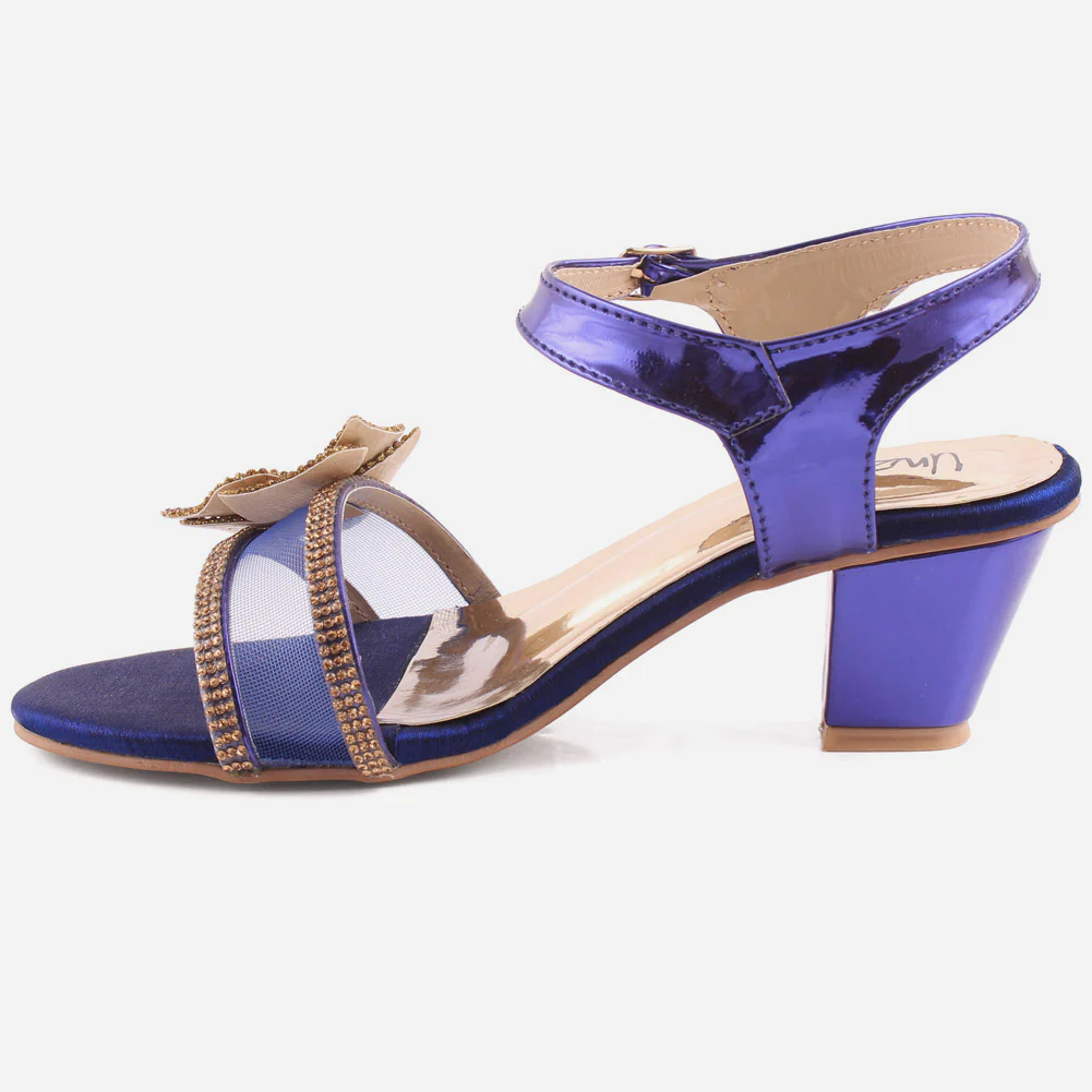 Girls "Kyla" Block Heel Pretty Sandals - Image 3