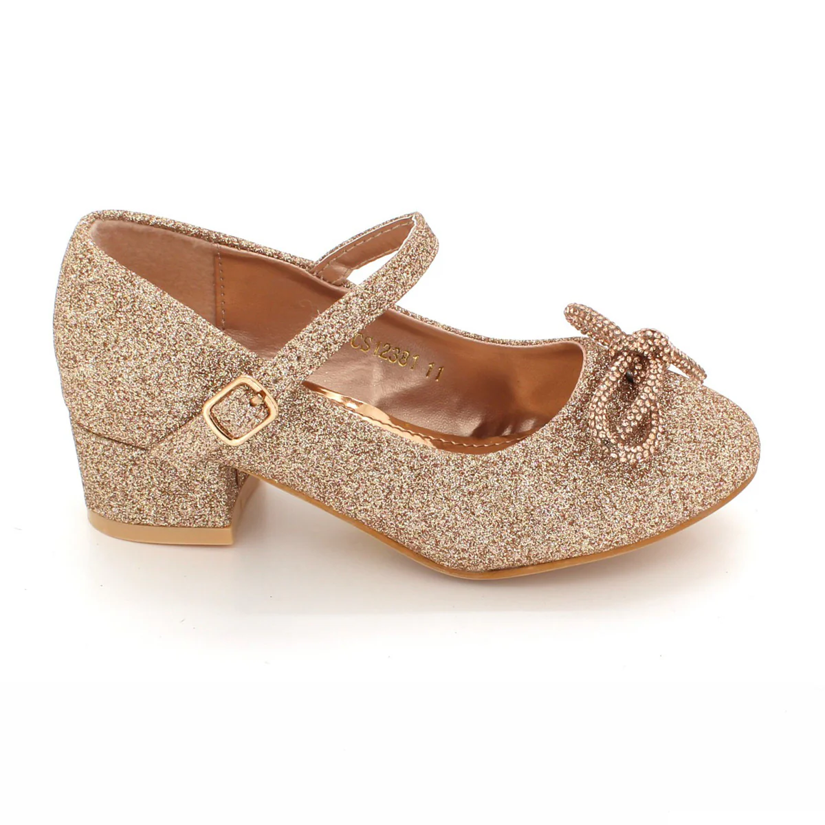 Girls "LEROY" Round Toe Block Heel Sandals - Image 5