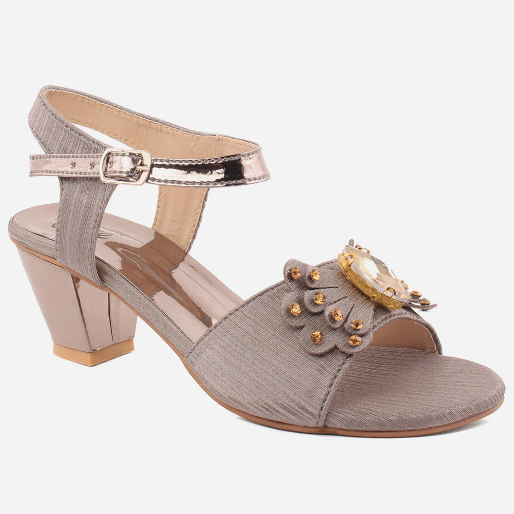 Girls "Nicola" Pretty Low Heel Sandals