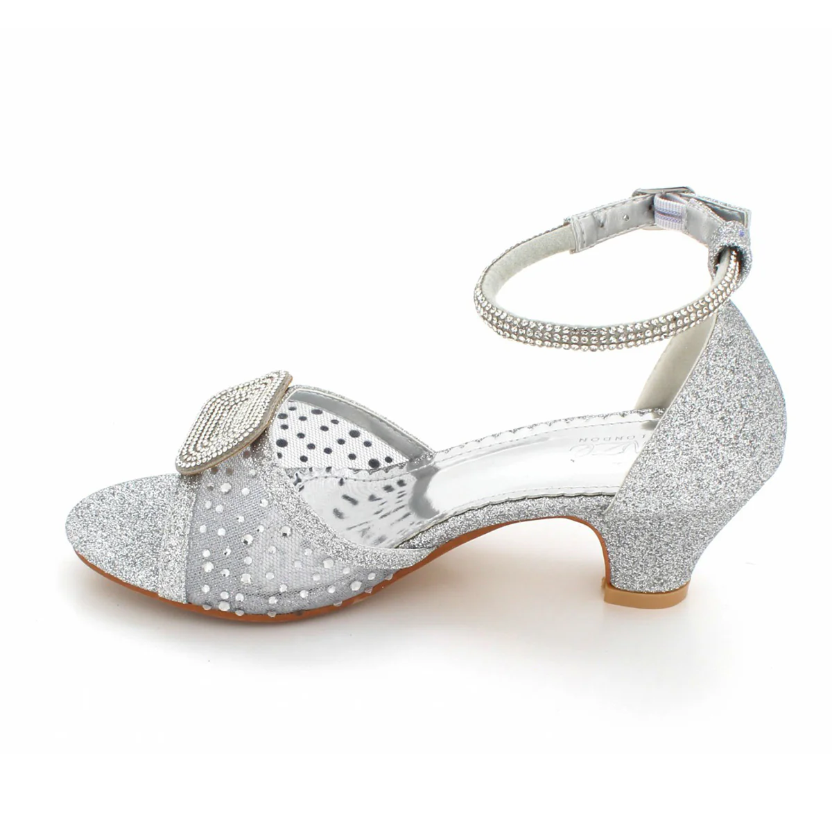 Girls "REAGAN" Decorated Prom Party Sandals - Image 3