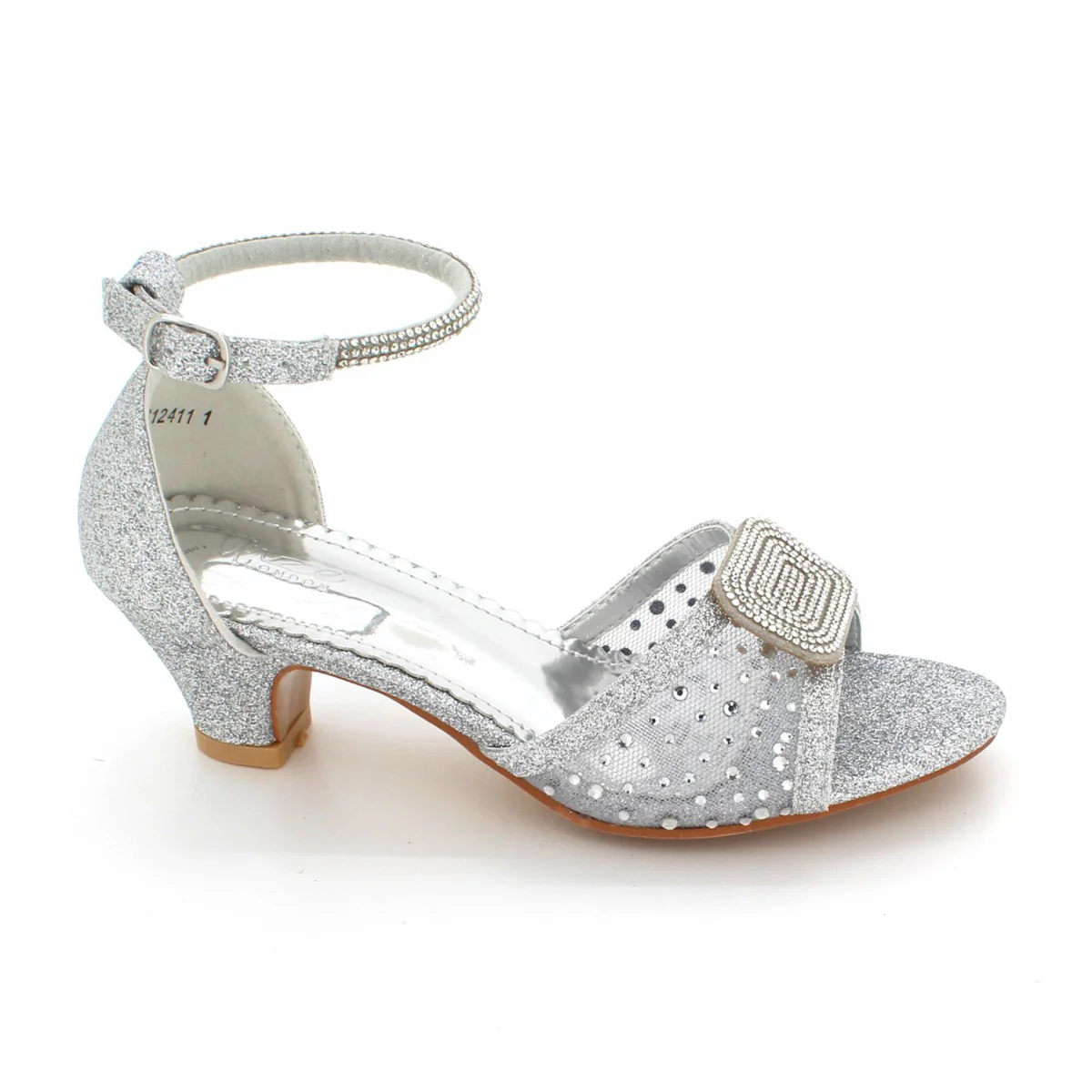 Girls "REAGAN" Decorated Prom Party Sandals - Image 5