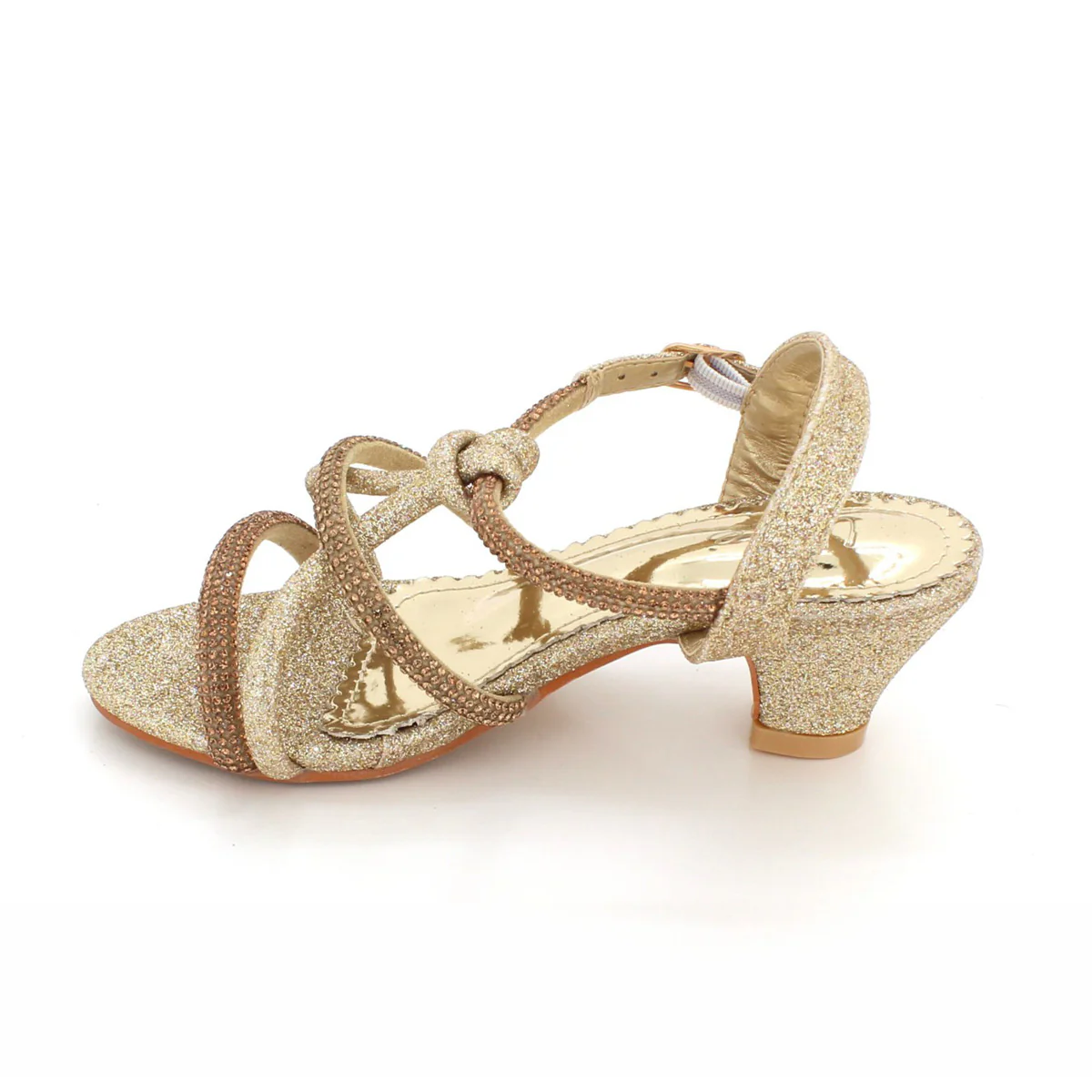 Girls "RIYA" Diamante Prom Party Sandals - Image 3
