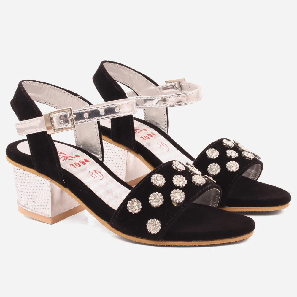 Girls "Ruby"Party Fasten Strap Sandals - Image 2