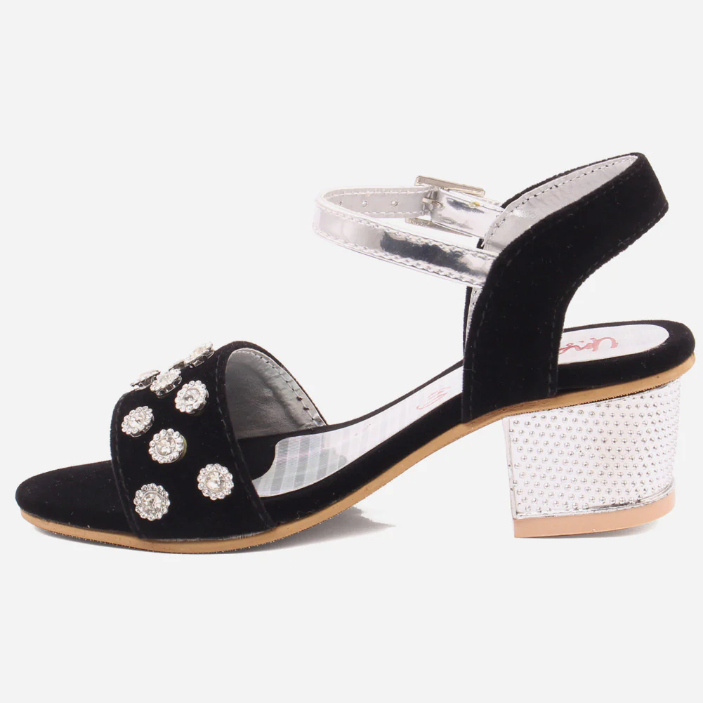 Girls "Ruby"Party Fasten Strap Sandals - Image 3