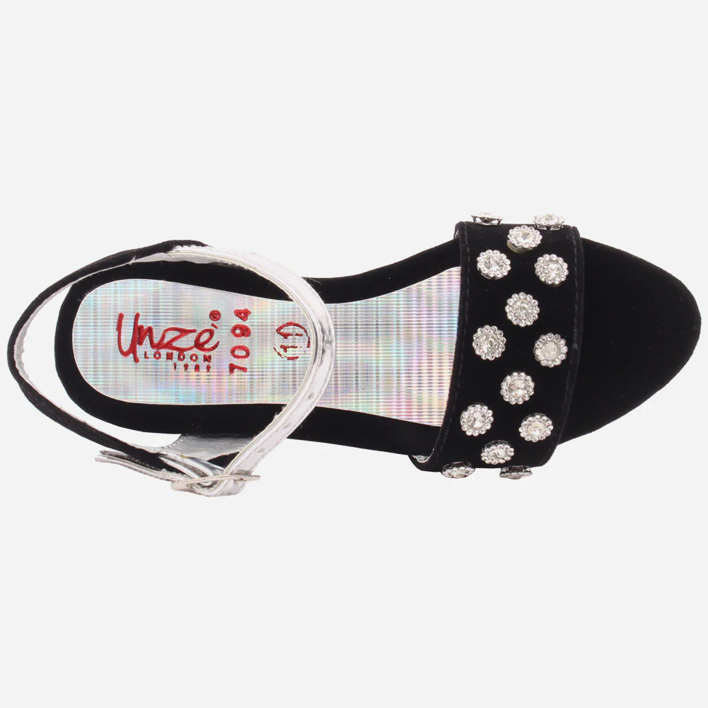 Girls "Ruby"Party Fasten Strap Sandals - Image 4