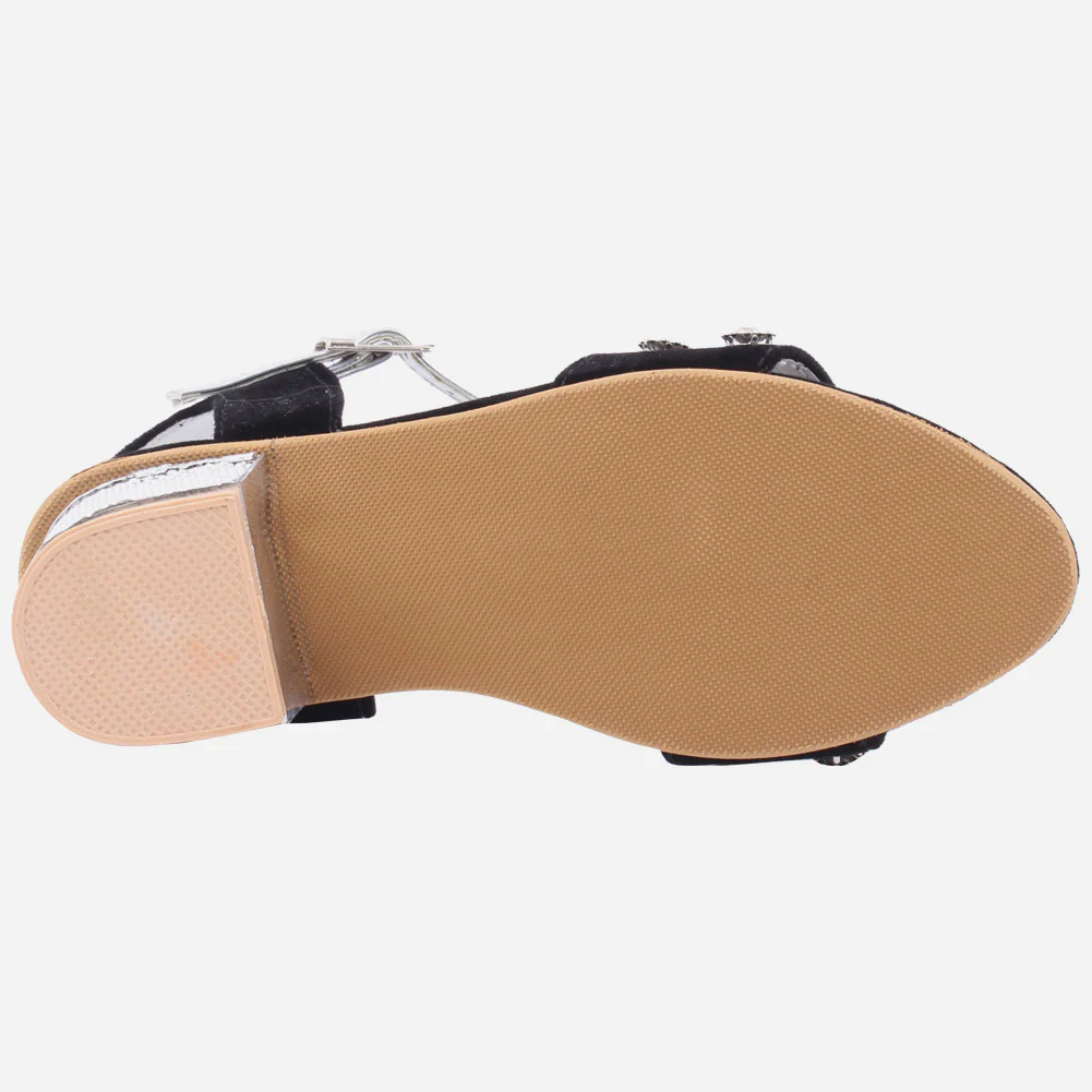 Girls "Ruby"Party Fasten Strap Sandals - Image 5