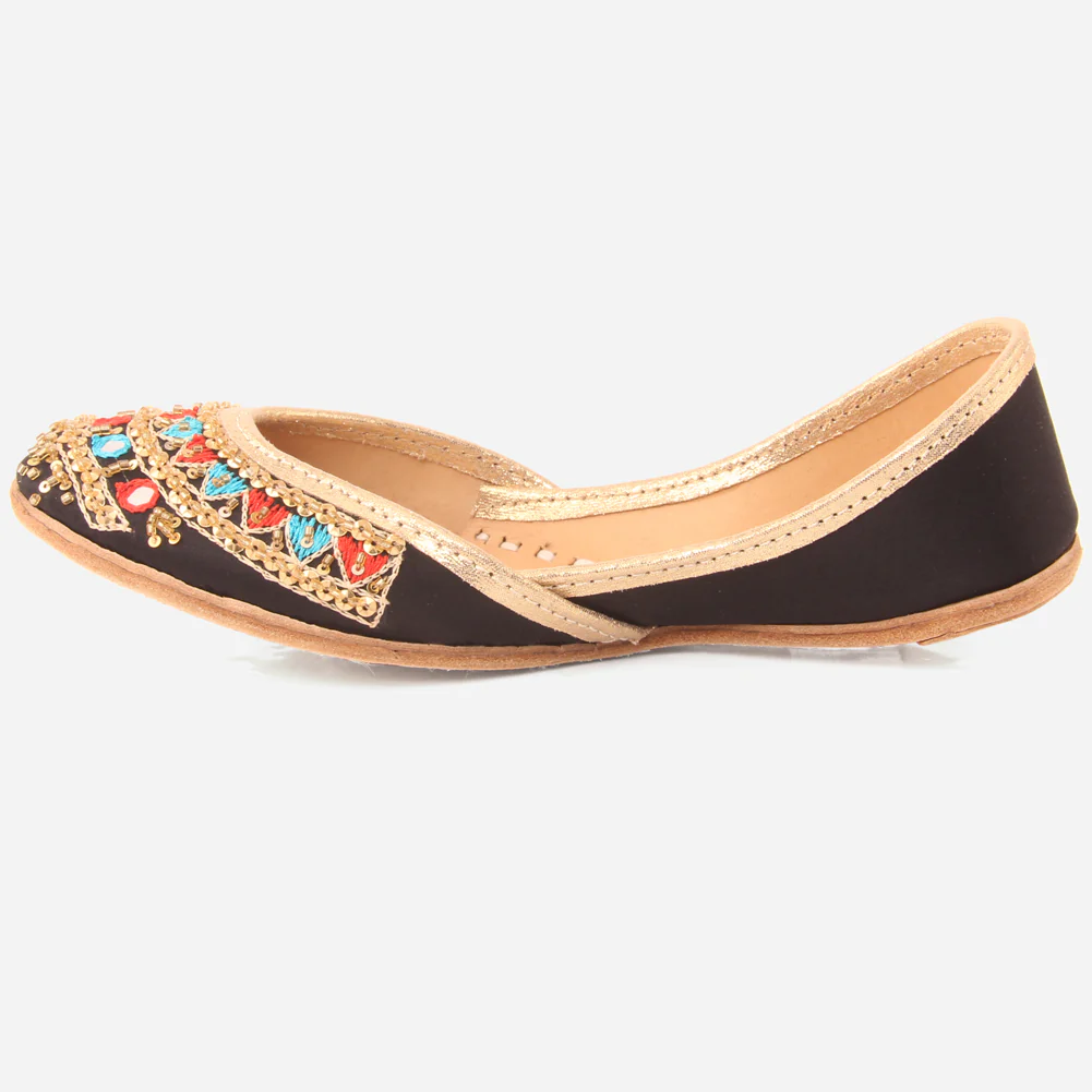 Girls "SABRINA" Sequins Adorned Indian Khussa - Image 3