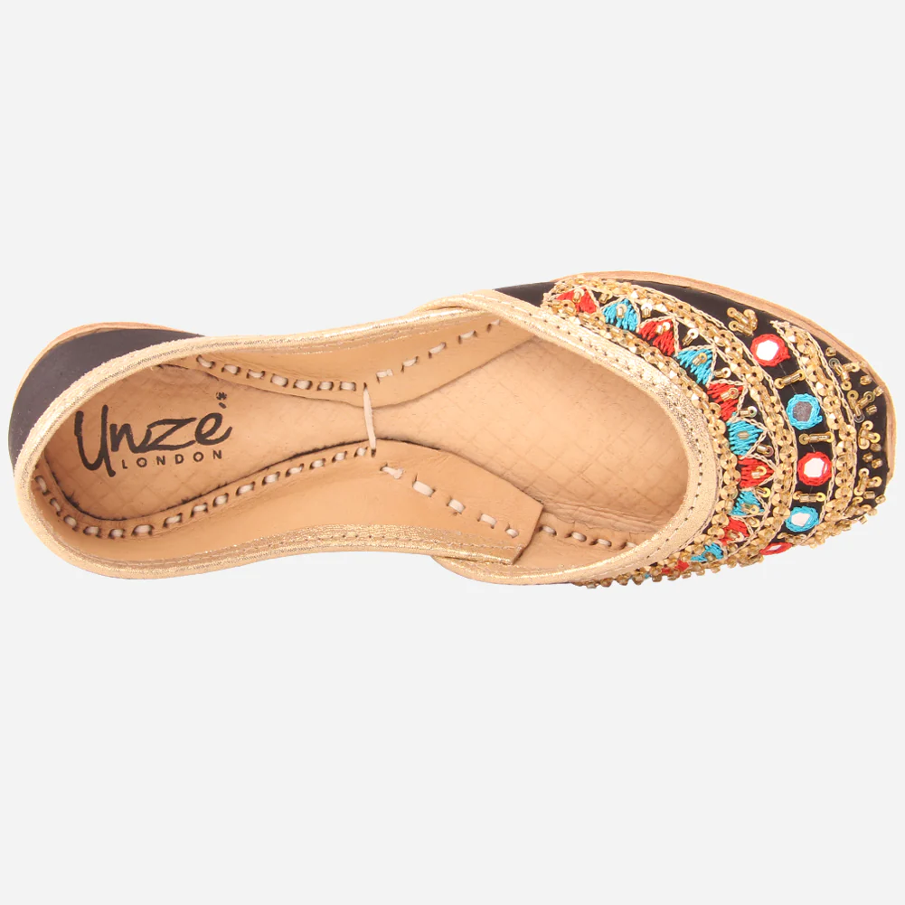 Girls "SABRINA" Sequins Adorned Indian Khussa - Image 4