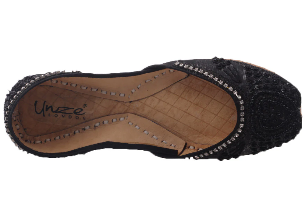 Girls ‘Sabrina’ Sequins Adorned Indian Khussa Pump - Image 4