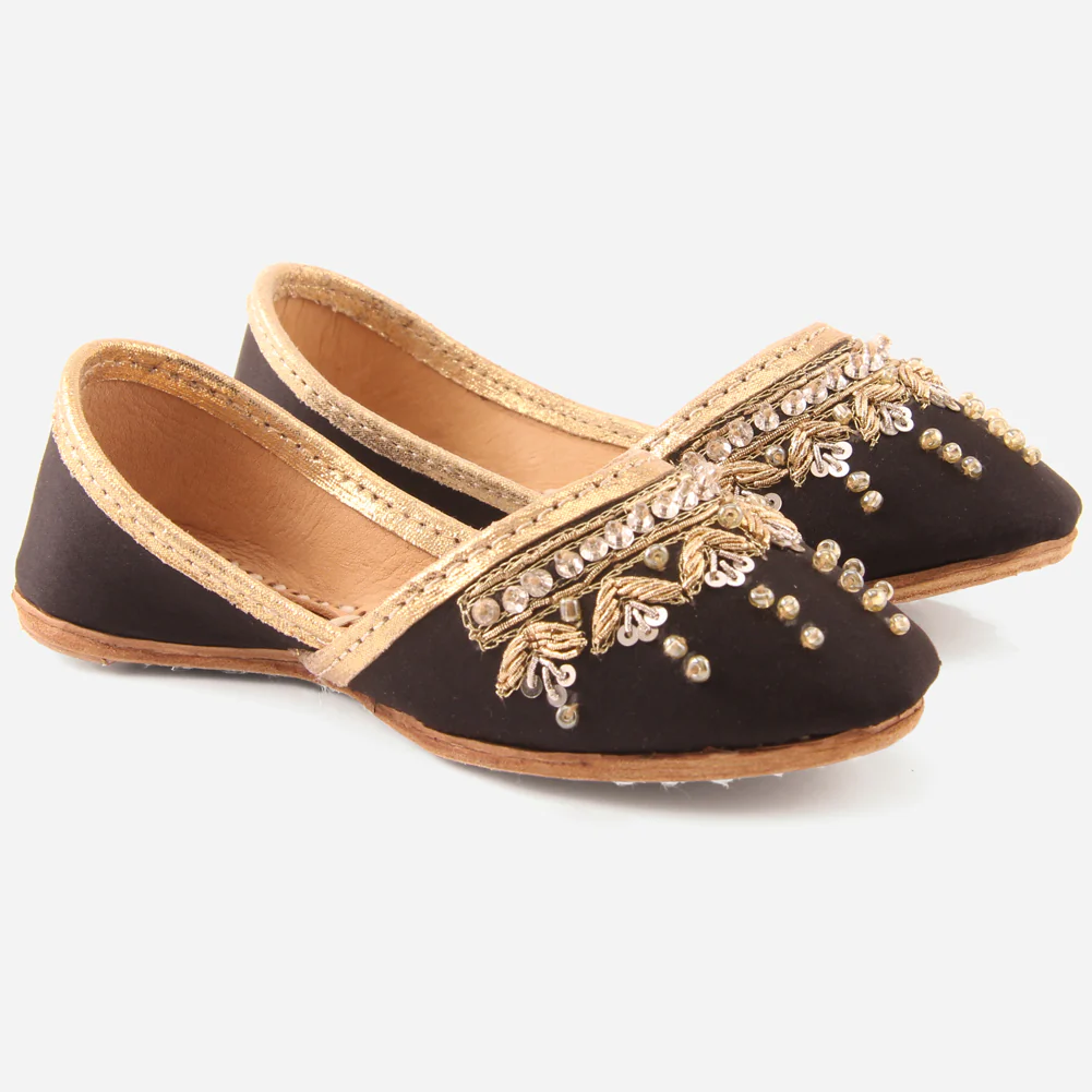Girls "SAFIA" Embellished Indian Khussa - Image 2