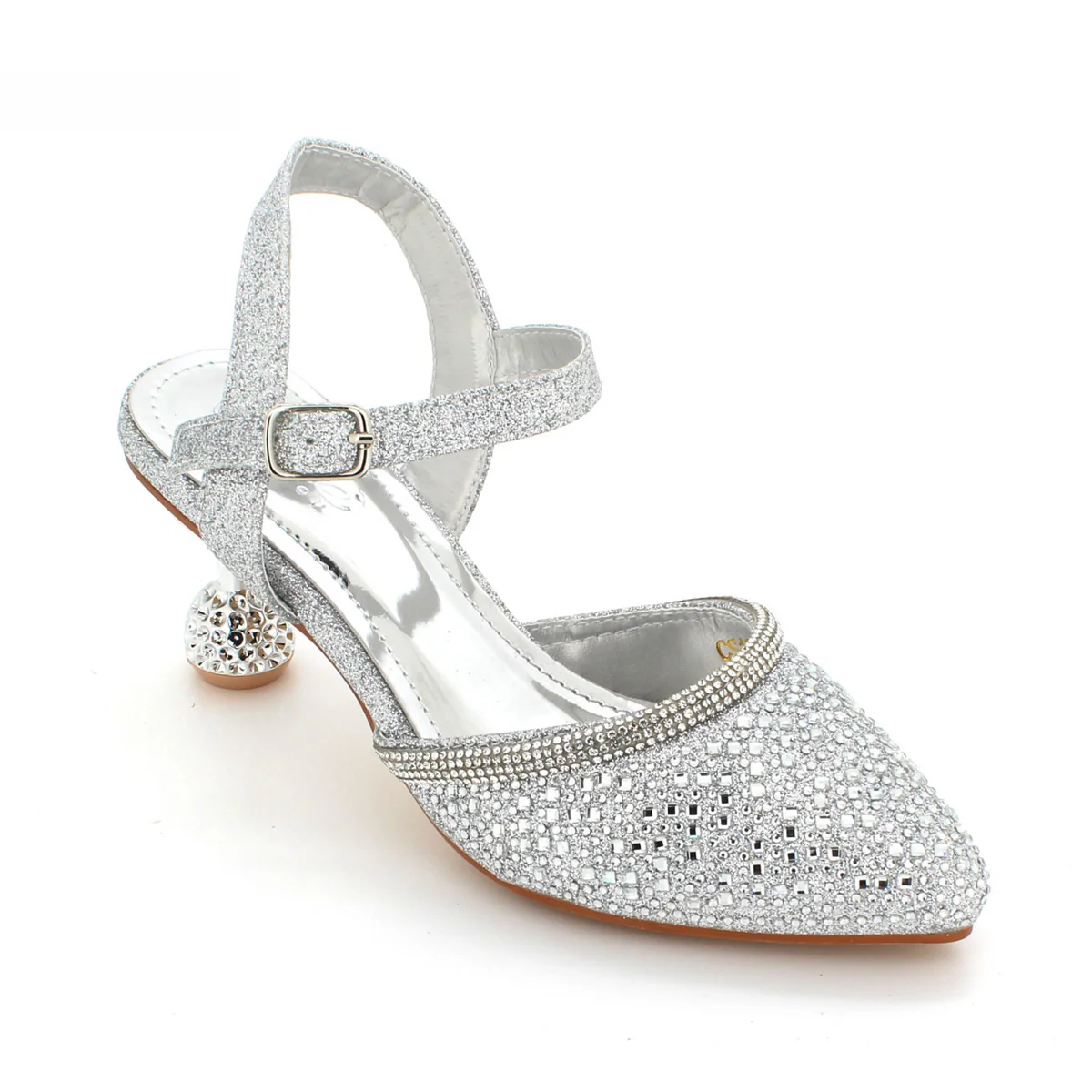 Girls "SERAFINA" Pointed Toe Glitter Sandals