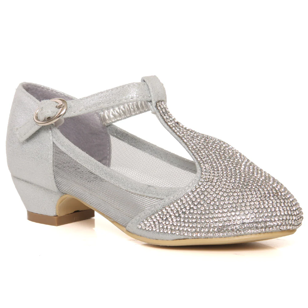 Girls ‘Starlet’ Embellished Evening Sandals