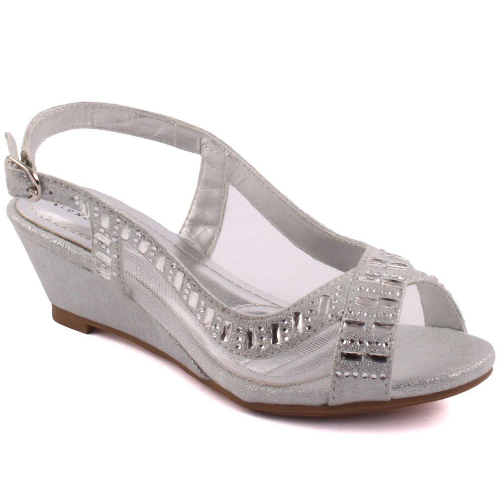 Girls ‘Teena’ Decorated Evening Sandals