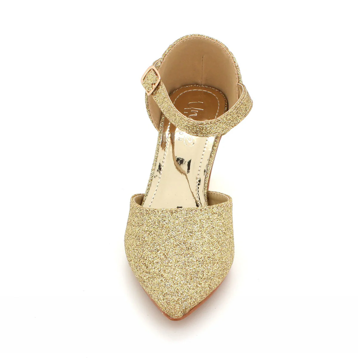 Girls "VIDA" Shimmer Pointed Toe Party Sandals - Image 2