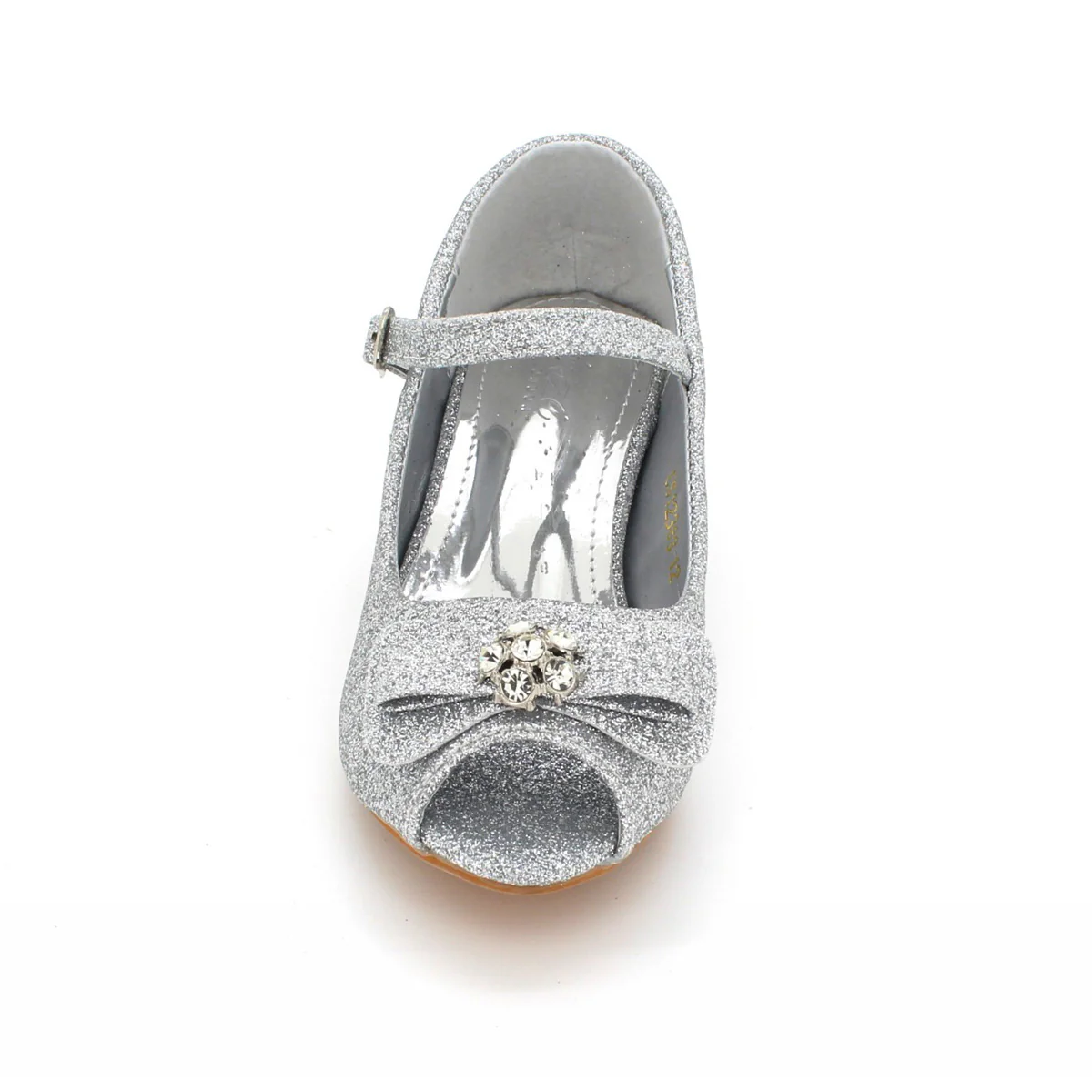 Girls "XANDER" Peep Toe Block Heel Sandals - Image 2
