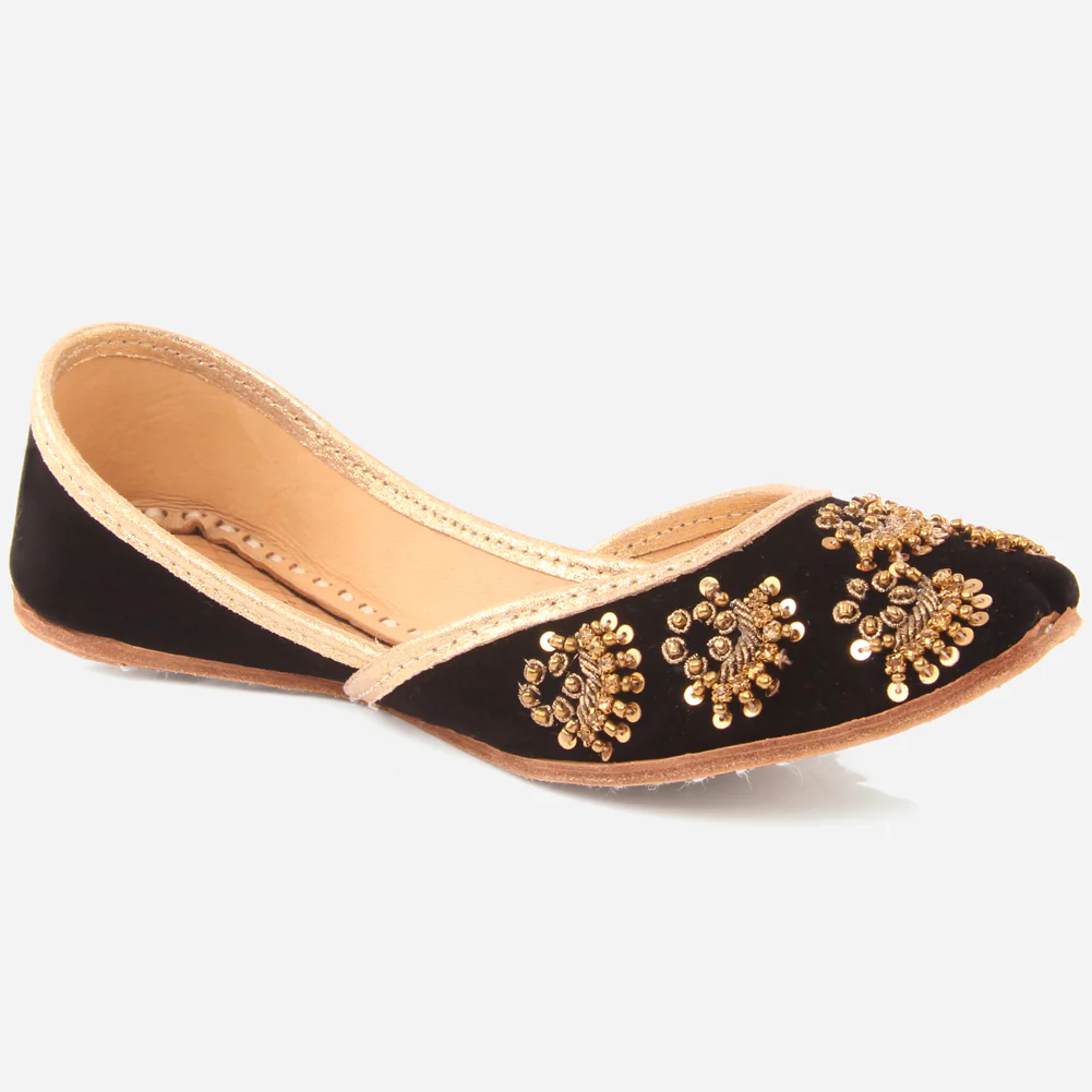 Girls "ZION" Embellished Indian Khussa