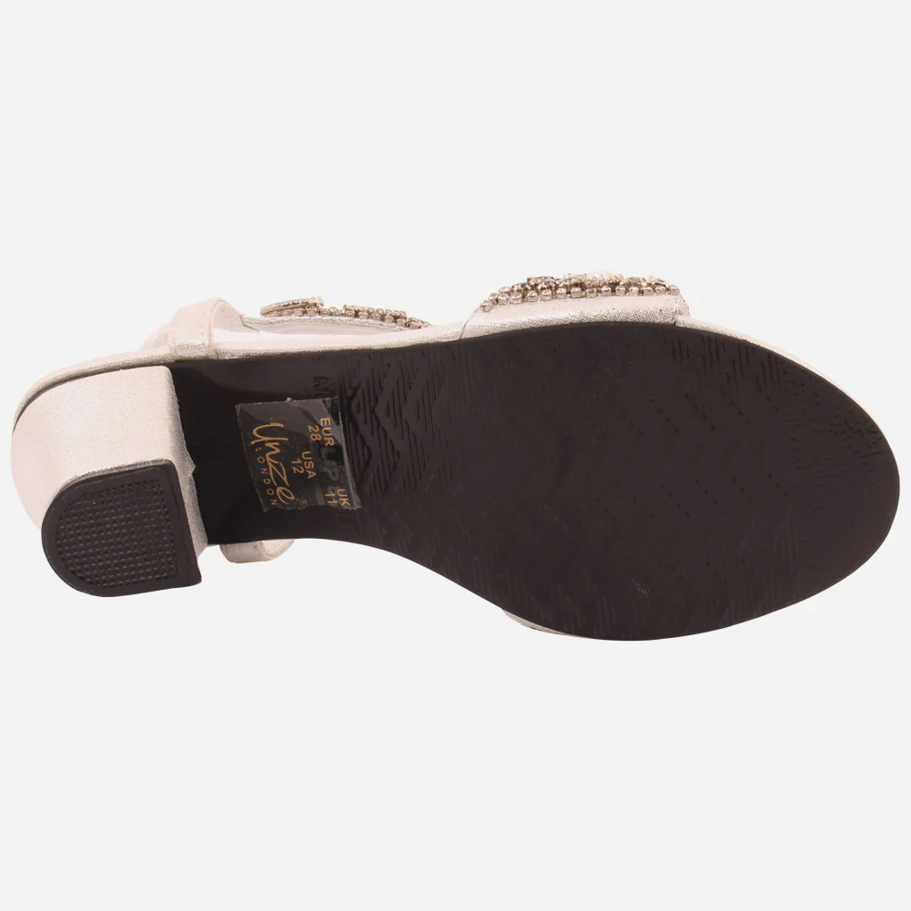 Girls "ZURI" Block Heel Sandals - Image 5
