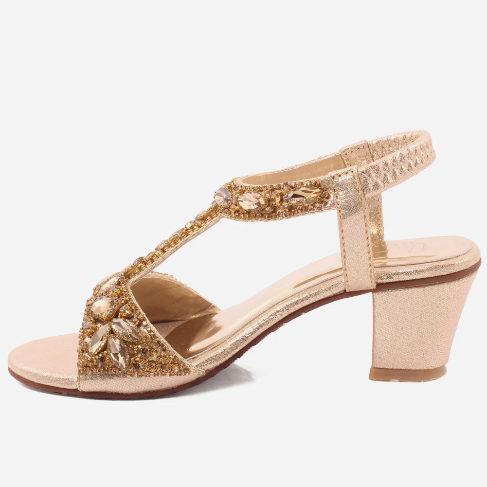 Girls "ZURI" Block Heel Sandals - Image 3
