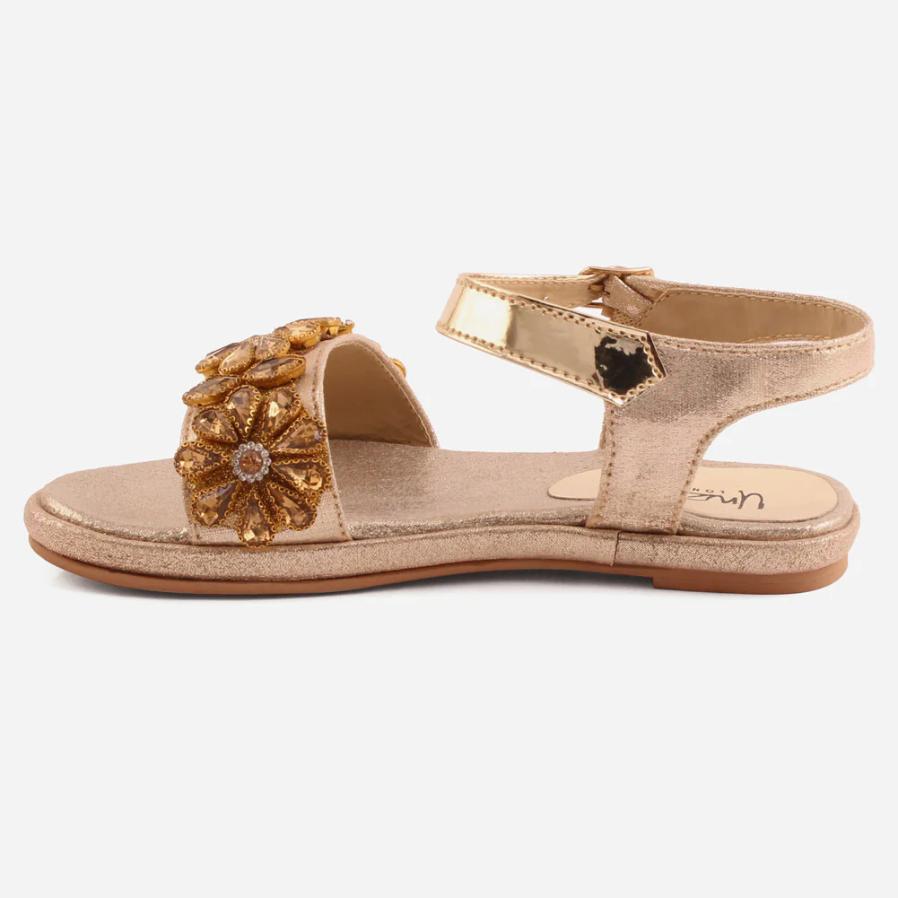 Girls"ZOSIA" Sparkling Evening Sandals - Image 3