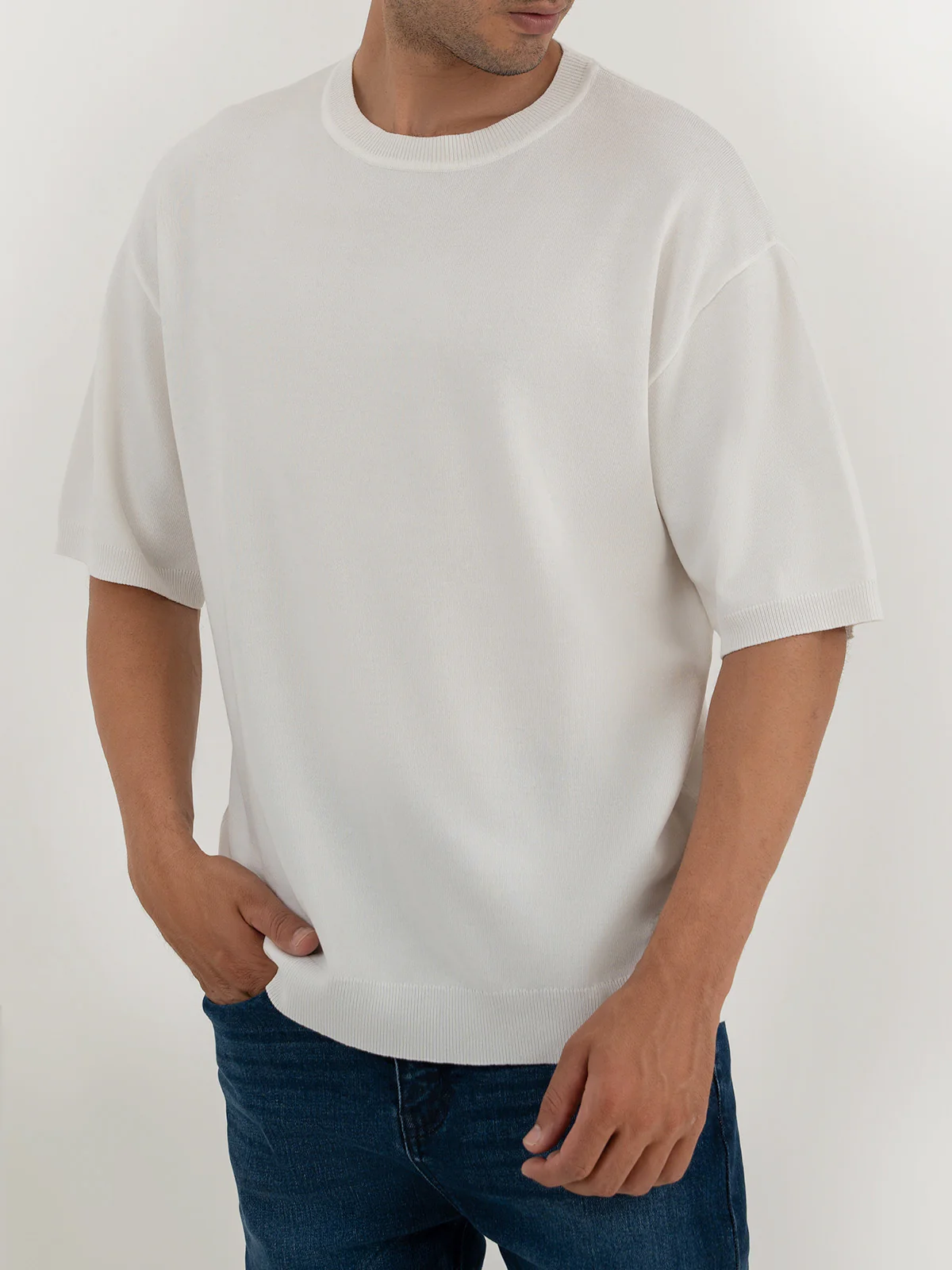 "HARVE" Perfect Drop Shoulder T-Shirt - Image 4