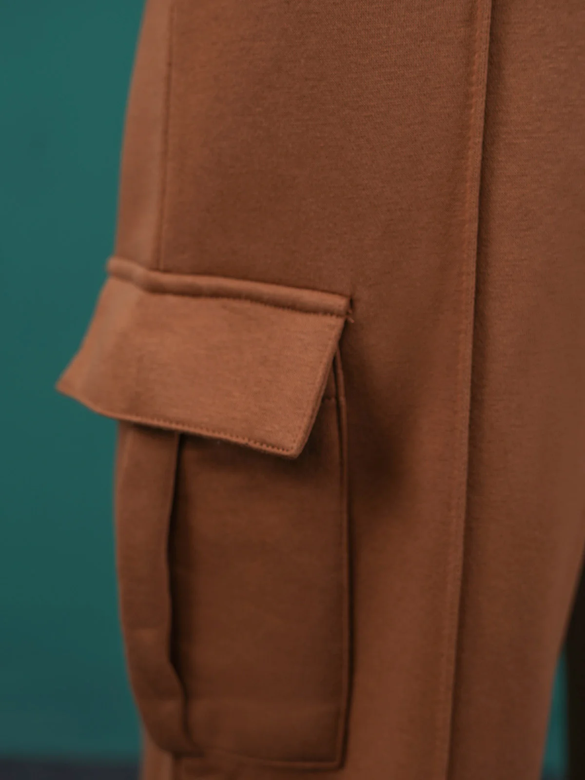"HATHOR" Perfect Fleece Wide Leg Trouser - Image 3