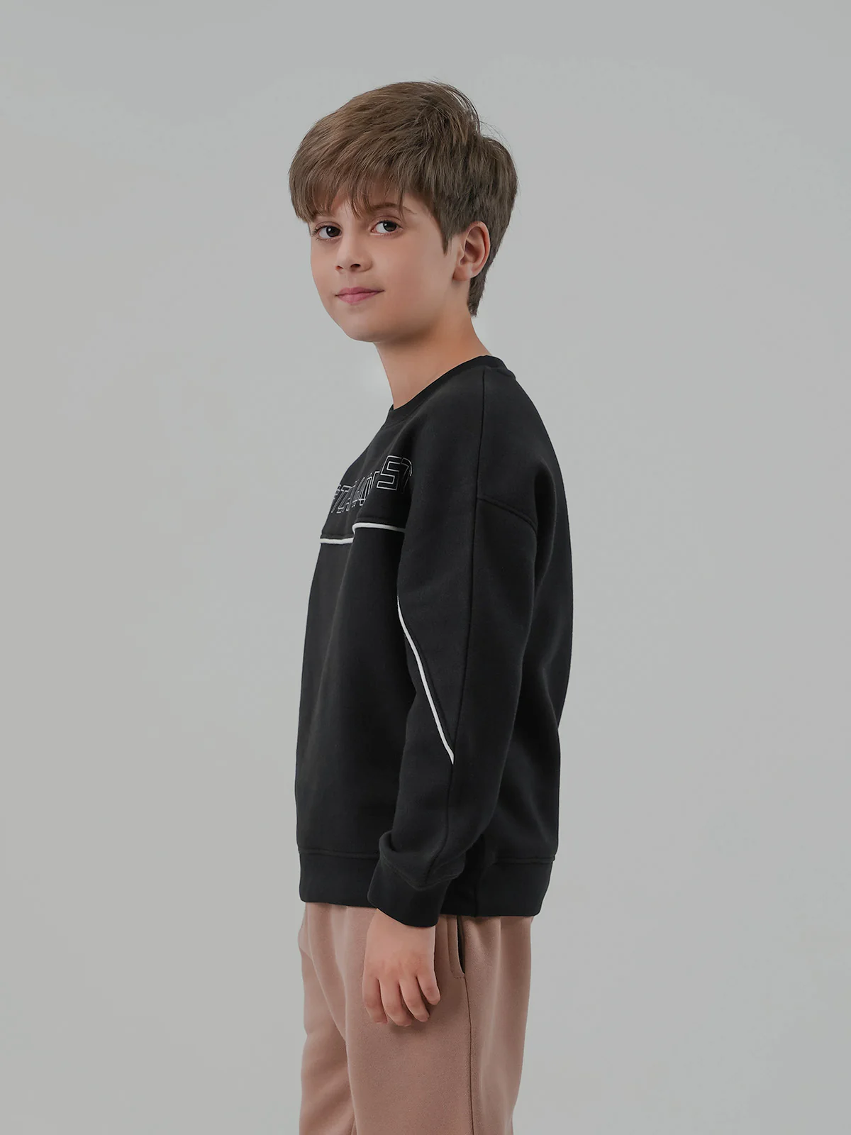 "INGRAM" Comfort Cut &amp; Sew Fleece Sweatshirt - Image 2