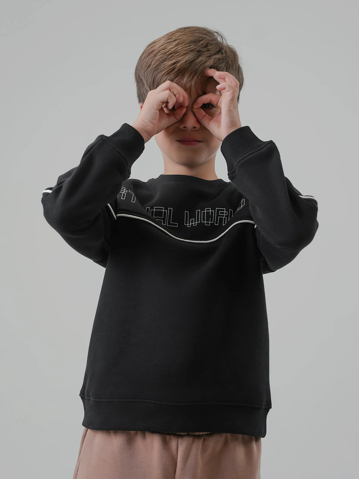 "INGRAM" Comfort Cut &amp; Sew Fleece Sweatshirt - Image 3