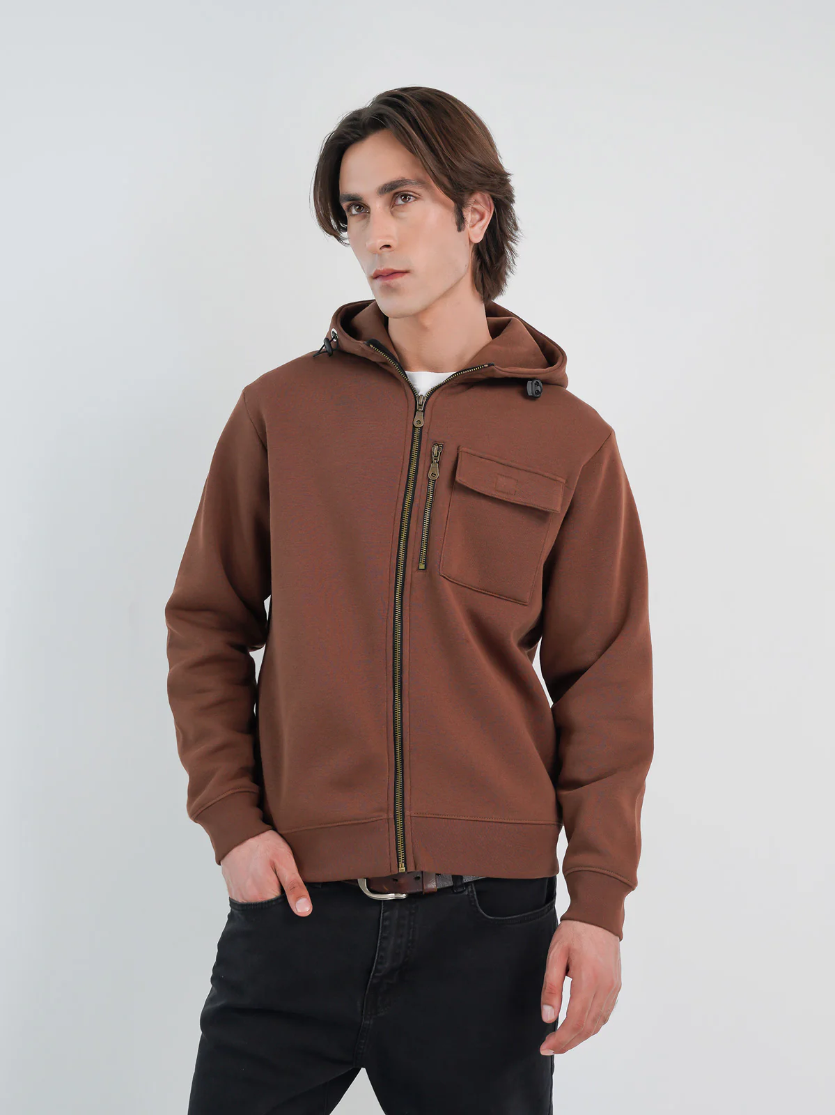 "JACIRA" Casual Zipper Hoodie - Image 2