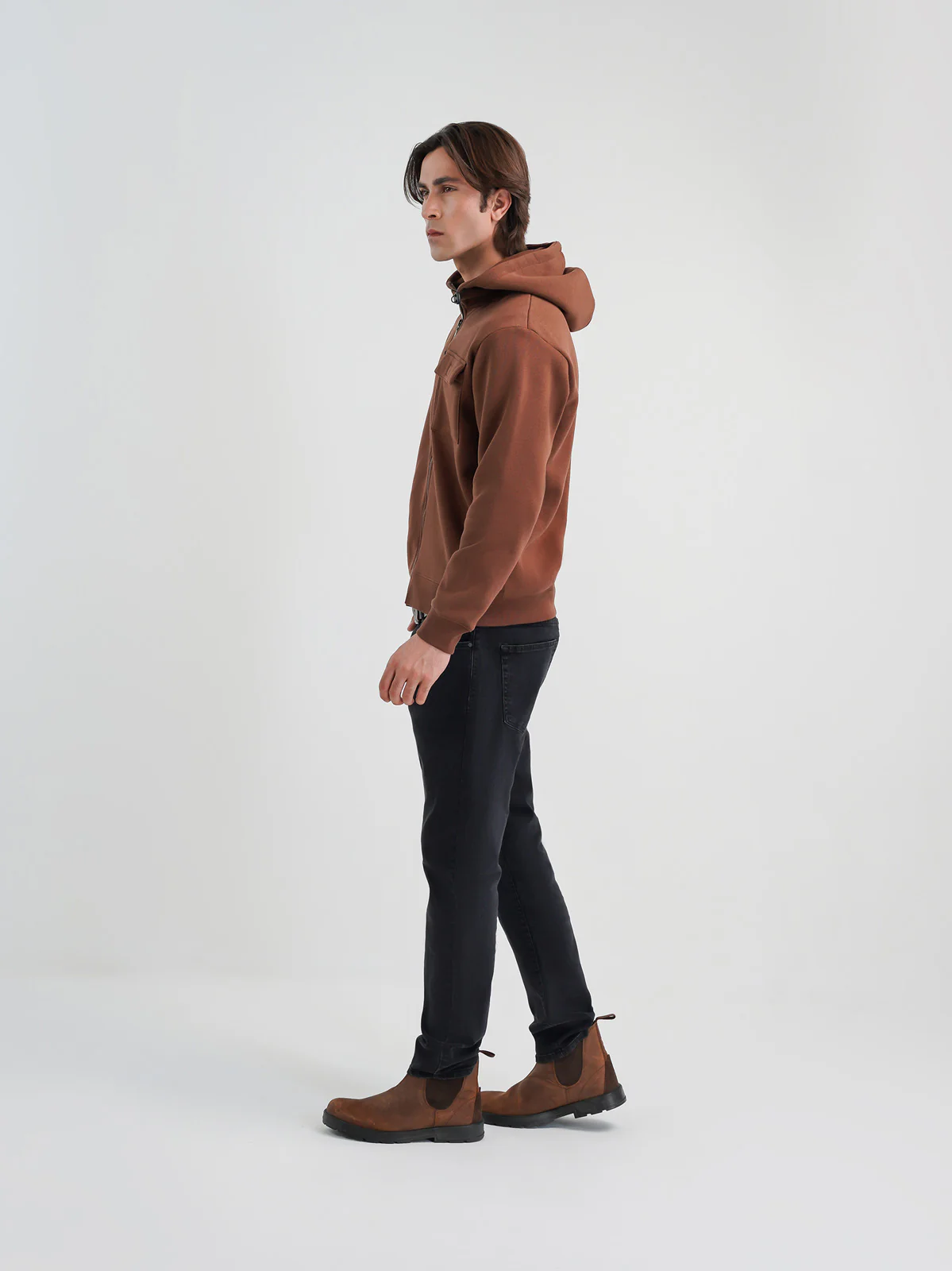 "JACIRA" Casual Zipper Hoodie - Image 3
