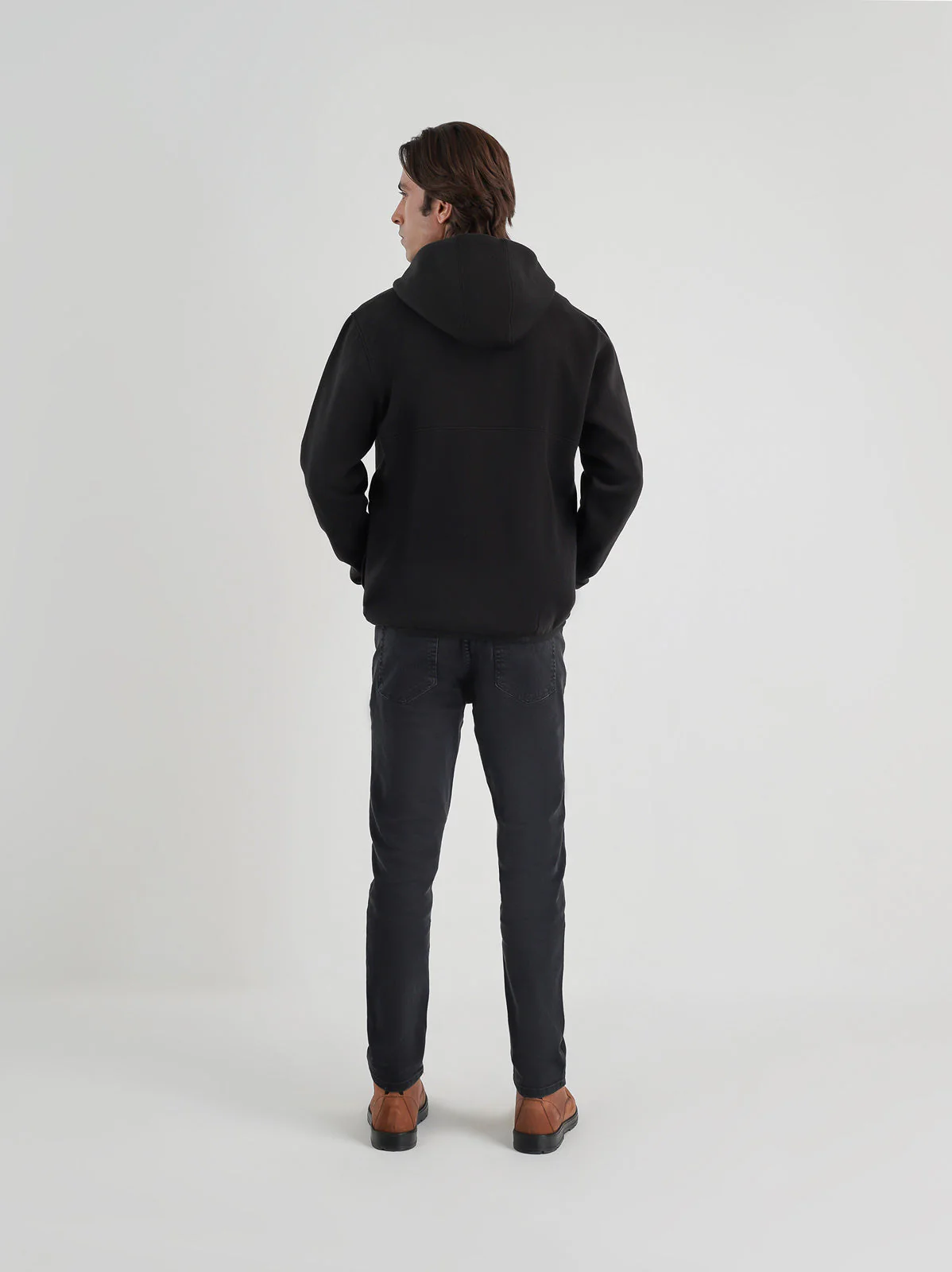 "JOCASTA" Cut and Sew Zipper Hoodie - Image 5