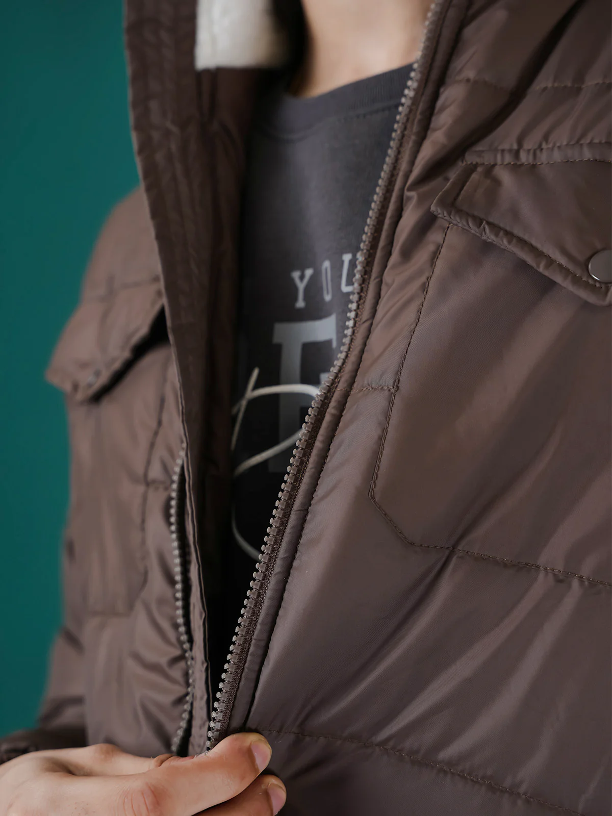 "KEPLER" Sherpa Lining Puffer Jacket - Image 3