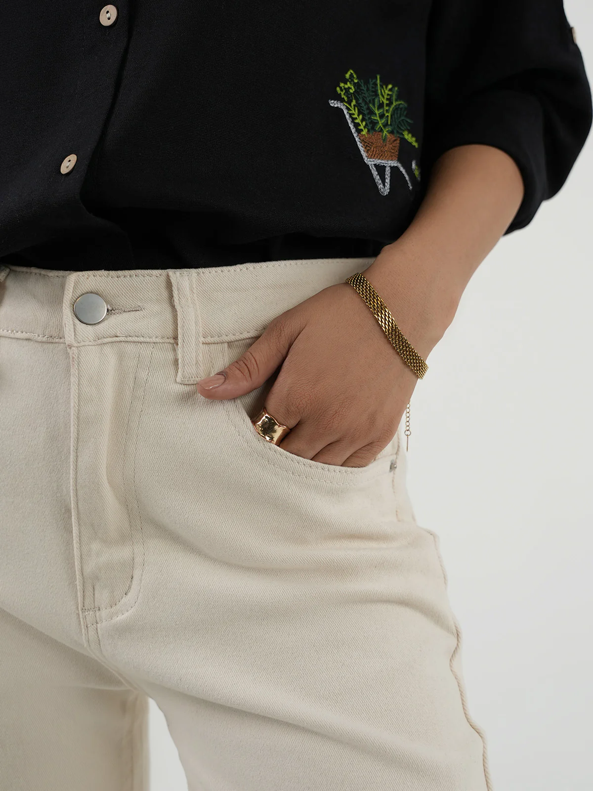 "KEYAH" Comfortable Regular Fit Pant - Image 4