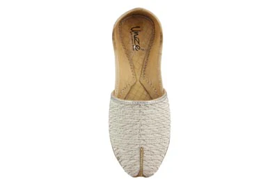 Kids Boys 'Una' Leather Indian Khussa Shoes - Image 2