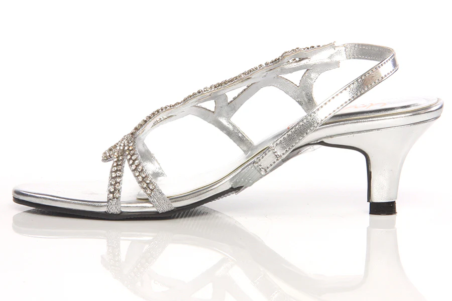 Kids Girls Diamante Jeweled Party Sandal - Image 2