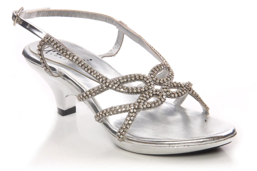 Kids Girls 'Sian' Fabulous Party Heel Sandal