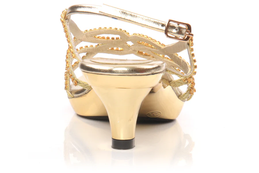Kids Girls 'Sian' Fabulous Party Heel Sandal - Image 2