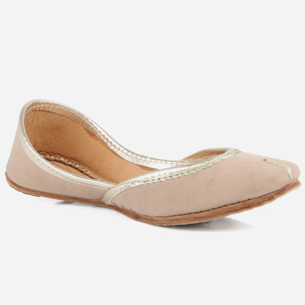 Kids Girls Velvet Detailing Traditional Indian Handmade Leather Khussa Jutti Mojari Children Pumps Shoes Size 11-5 UK Child