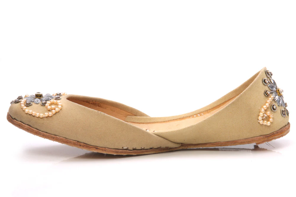 Kids Leather 'Rano' Indian Khussa Pumps - Image 3