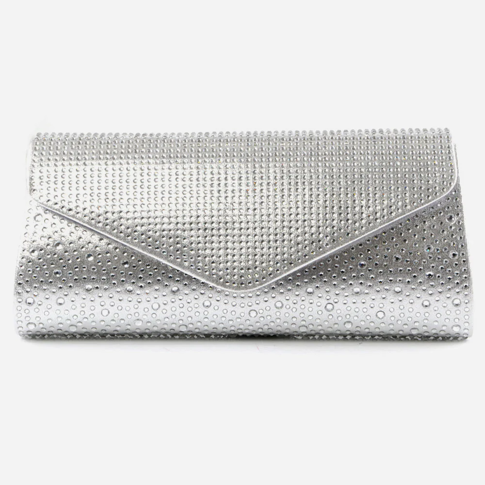 Ladies Evening Clutch Bag Wedding Handbag Prom Purse Sparkly Bridal Party Bags Diamante Birthday Gifts for Her - Image 3