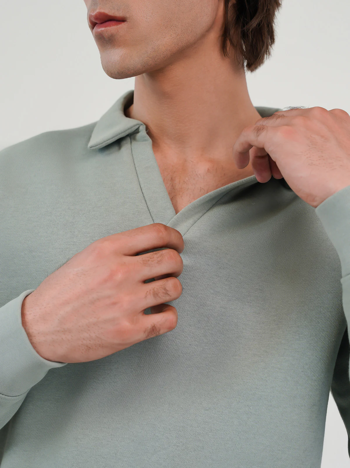 "LEIA" Casual Mock Neck Sweatshirt - Image 4